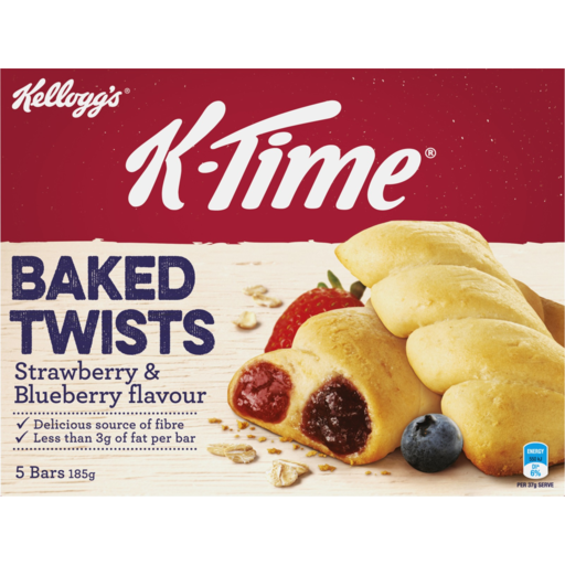 185g Strawberry & Blueberry K-time Kellogg's Main Image